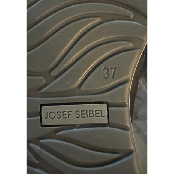 Josef Seibel 07709133100 Black Leather Caren 09 Zip Bootie Size EU 37 US 6.5 Wom - Picture 7 of 12